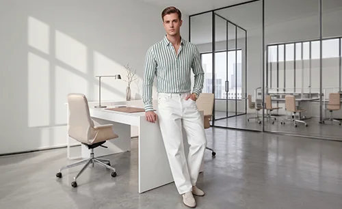 Seamless shirt garment